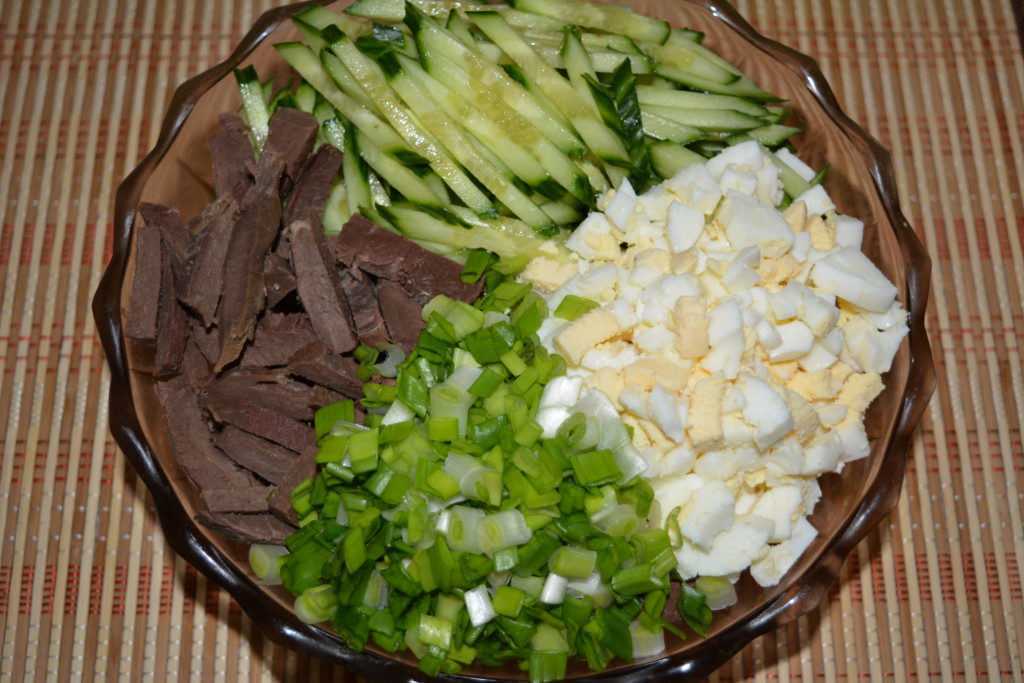 Салат из куриных сердечек — 8 рецептов вкусного салата