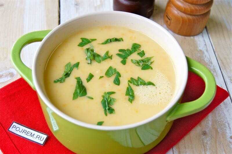 Пошаговый рецепт приготовления картофельного супа-пюре