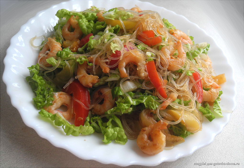 11 обалденно вкусных рецептов со стеклянной лапшой (фунчозой). обсуждение на liveinternet