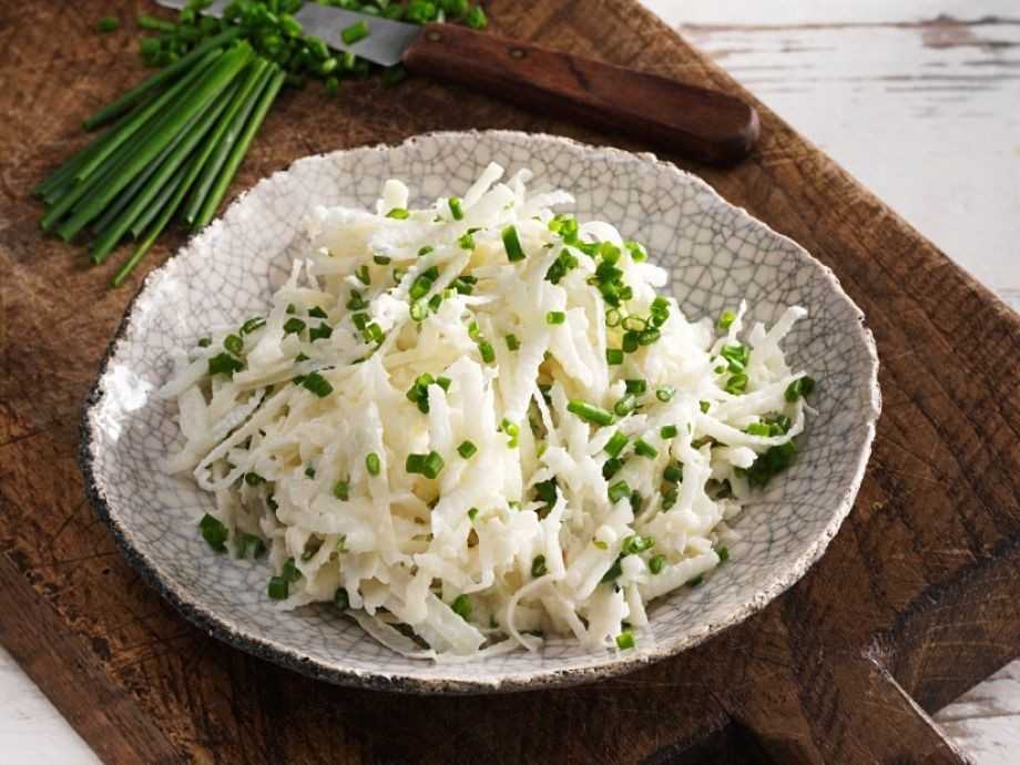 Салат из зеленой редьки » рецепты - готовим дома | «наобед.kz»
