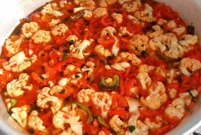 Салат из цветной капусты по-корейски с морковью 5 вкусных рецептов