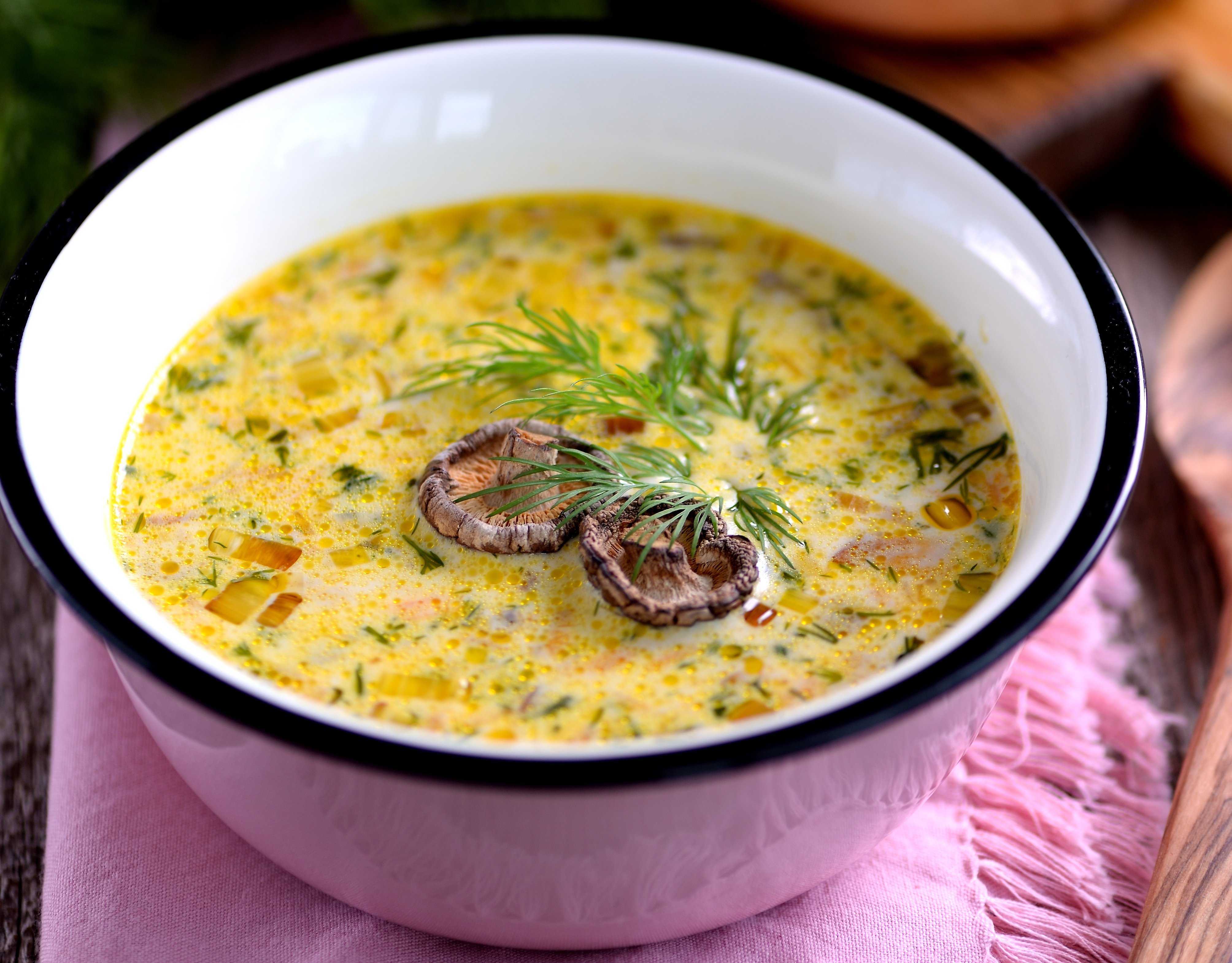 Суп с шампиньонами и картофелем и сливками рецепт с фото