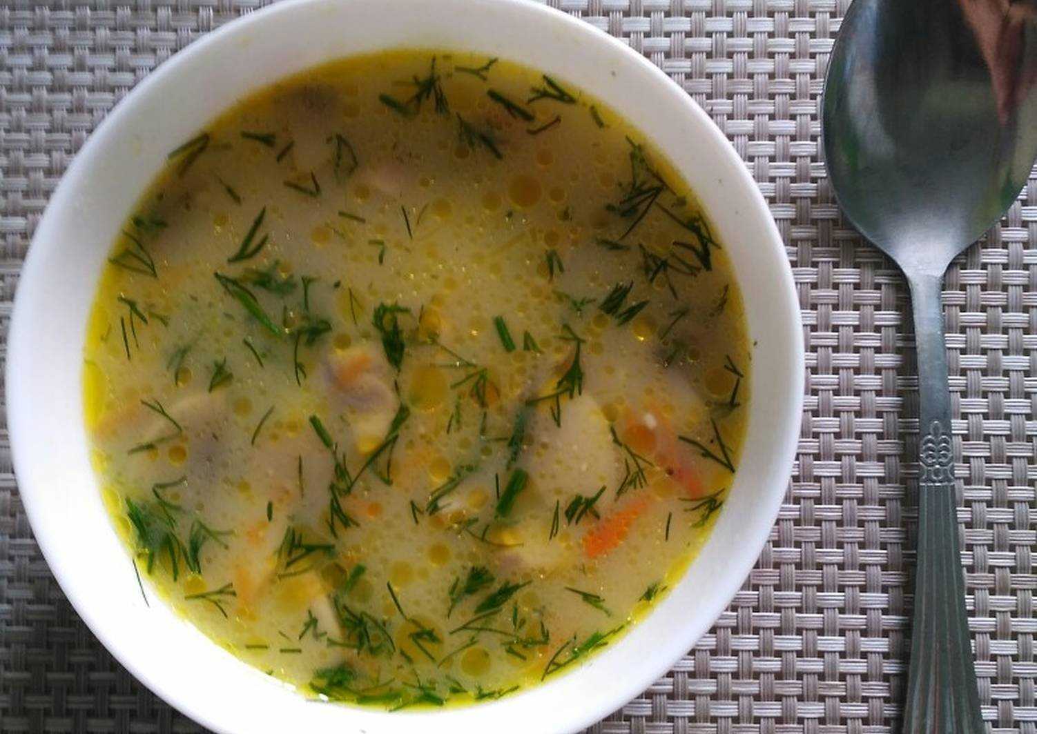 Суп с шампиньонами и картофелем и сыром плавленным рецепт фото пошагово