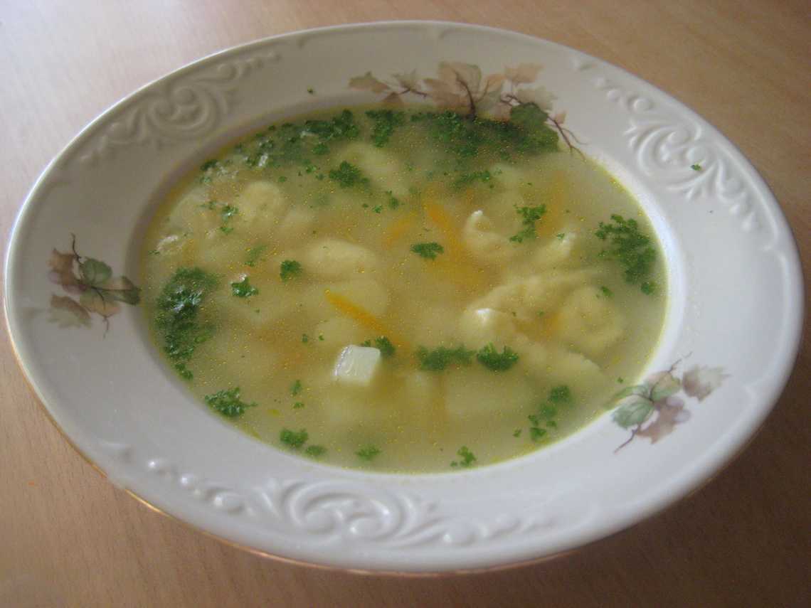 Суп с галушками - 8 рецептов приготовления с пошаговыми фото
