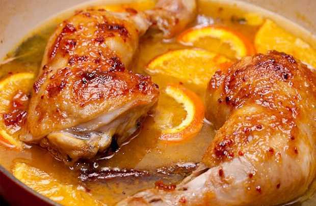 Куриные крылышки в апельсиново-медовом соусе