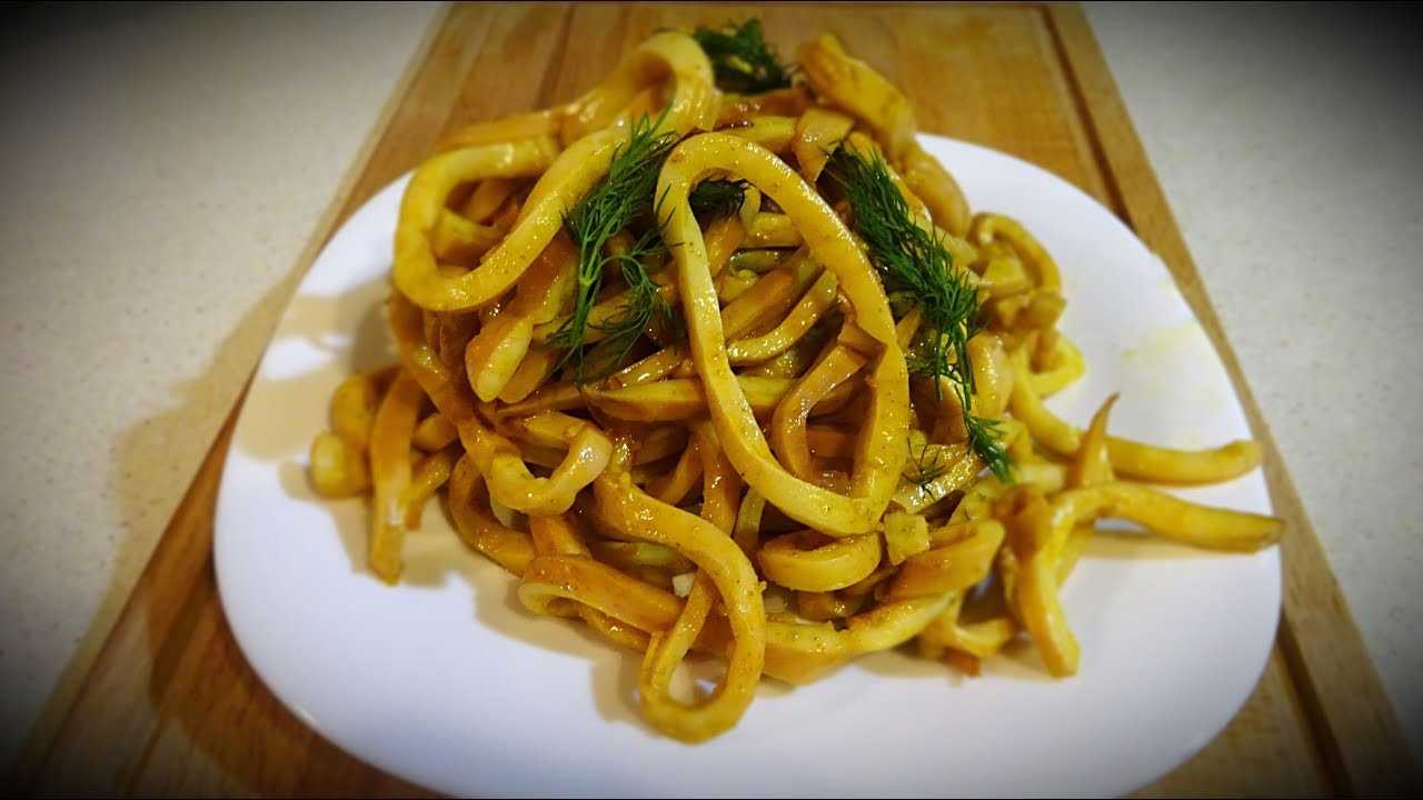 Как приготовить кальмары по-корейски в по самому вкусному пошаговому рецепту с фото
