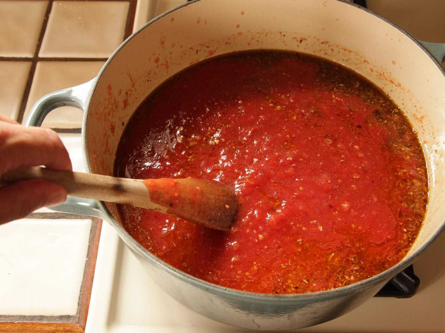 томатный соус для пиццы на зиму из помидор фото 61