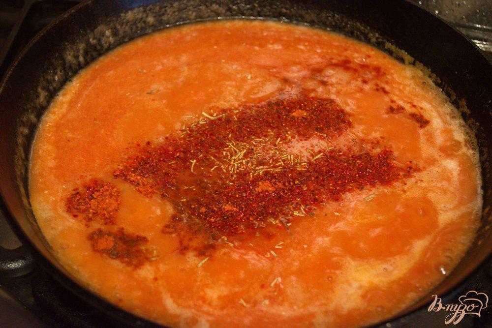 Подлива сметана томатная