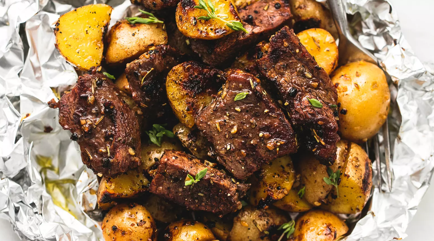 фото картошка с мясом в духовке