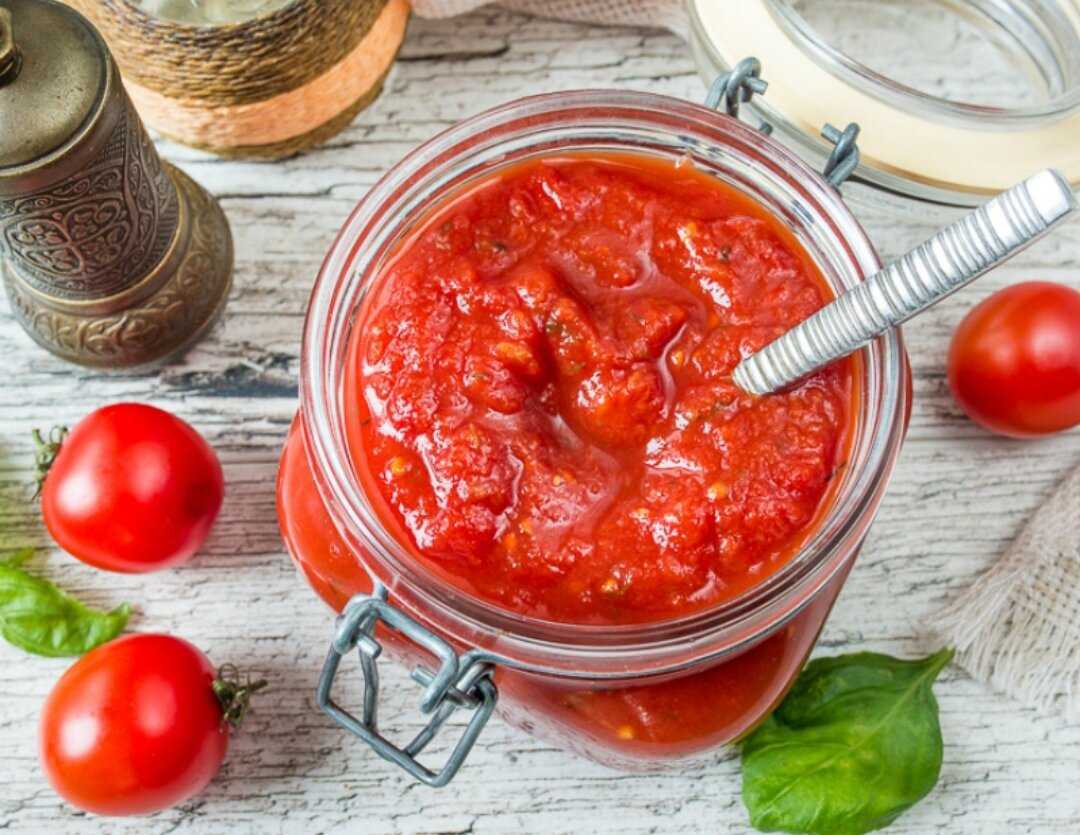 томатный соус из помидор для пиццы на зиму (119) фото
