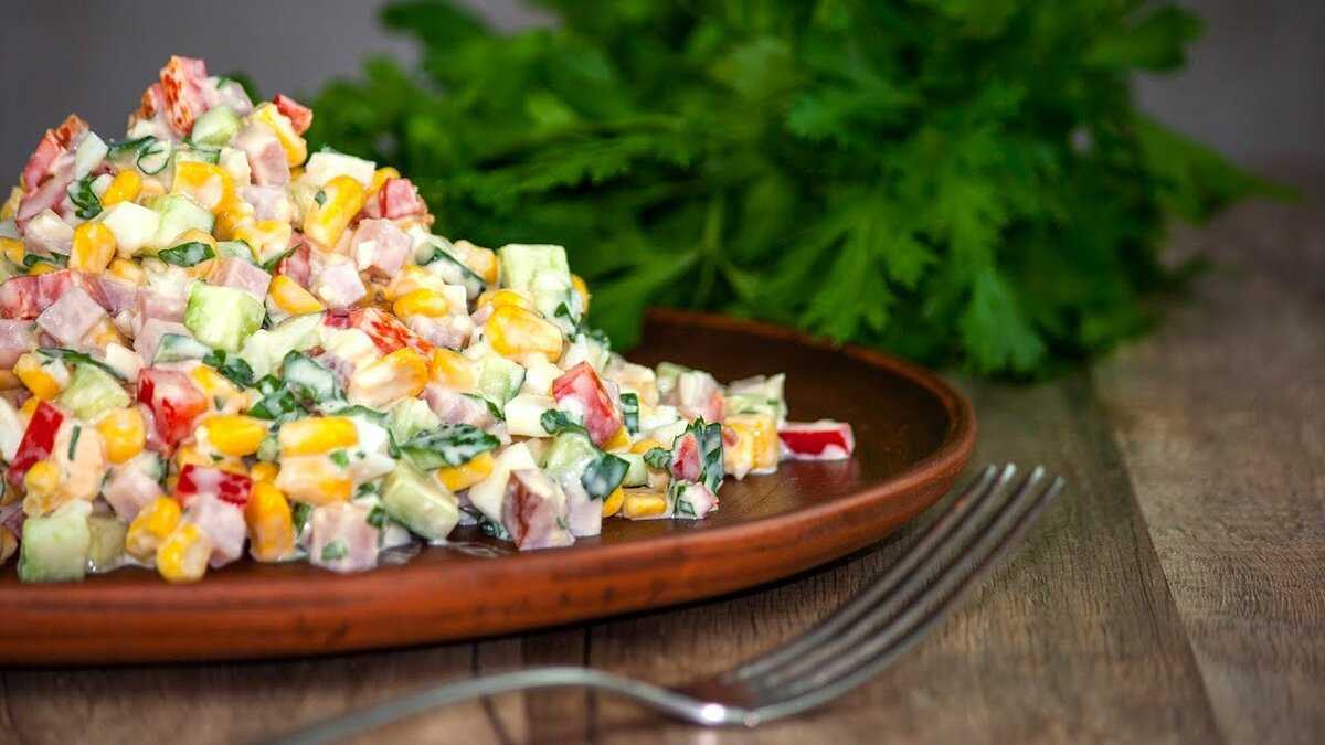 Салат с ветчиной. топ - 8 самых вкусных салатов с ветчиной