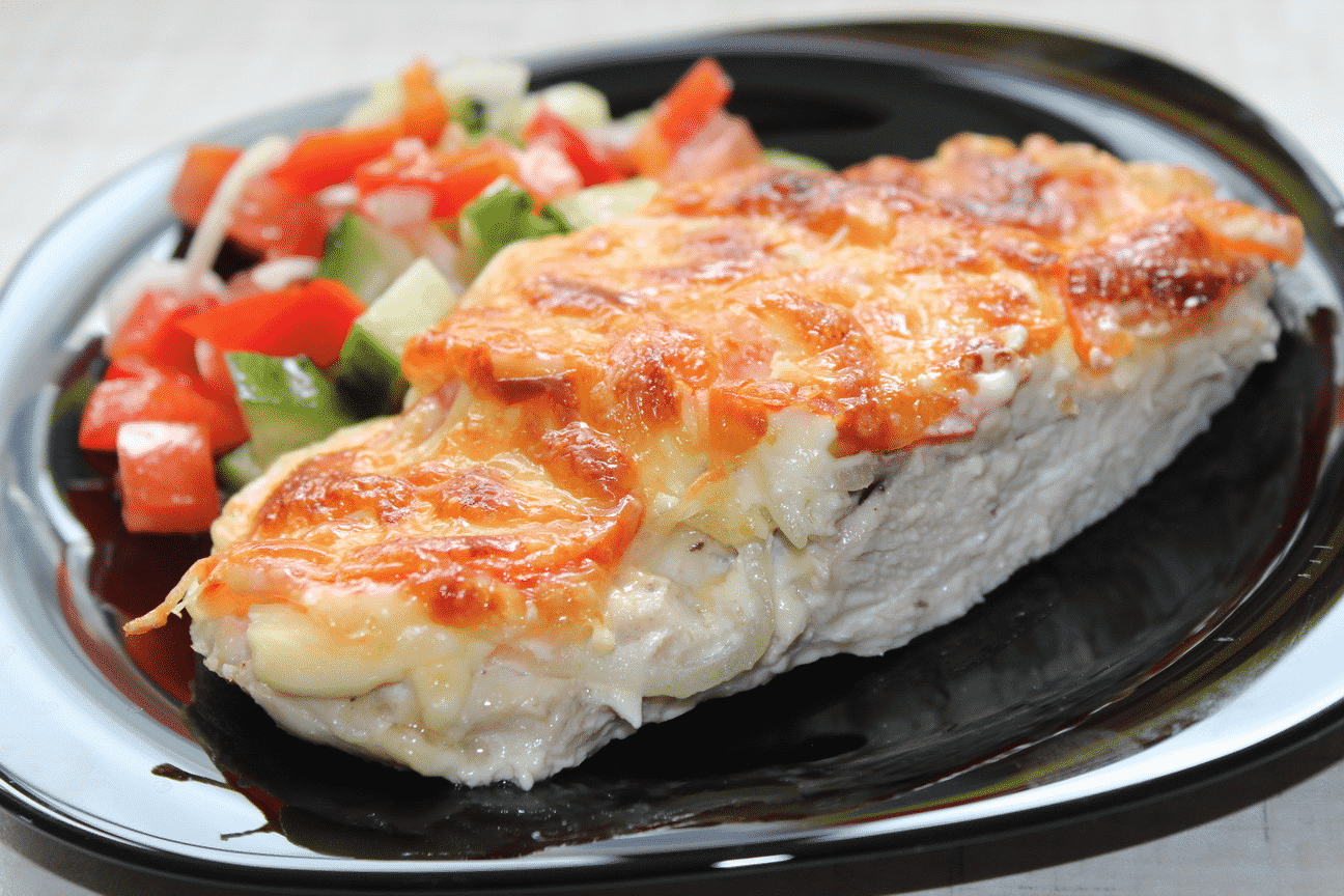 Грудка куриная по французски в духовке с картошкой рецепт фото пошагово