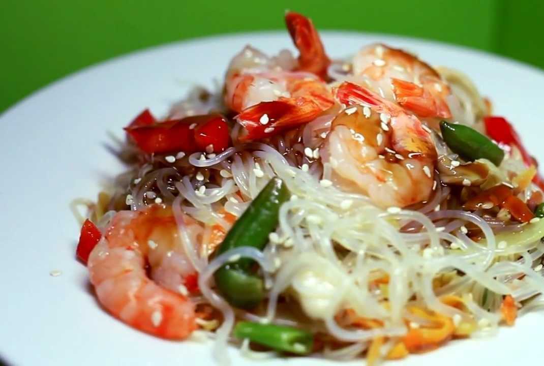 Креветки по тайски с чесноком и соевым соусом рецепт с фото
