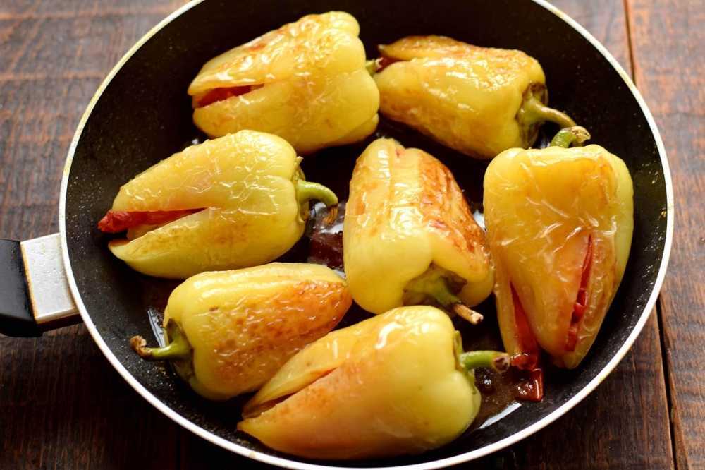 Маринованный жареный перец на зиму пошаговый рецепт