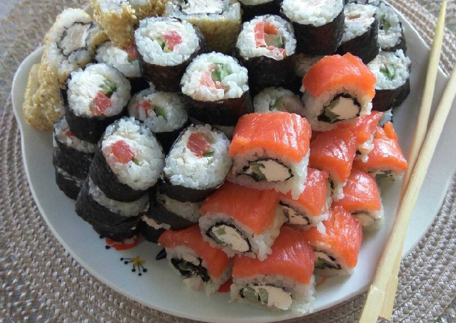 Рецепт запеченных суши в домашних условиях фото 83