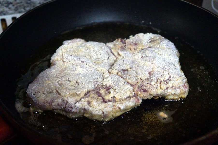 Как приготовить шницель из свинины на сковороде фото рецепт пошаговый