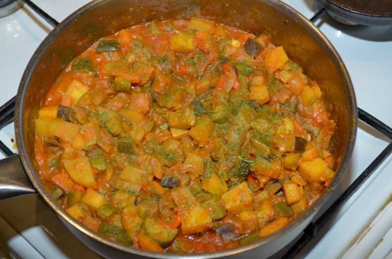 Овощное рагу: 4 рецепта с картошкой, капустой, кабачками и мясом