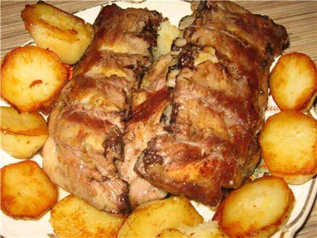 Свиные ребрышки в духовке в фольге с картошкой рецепты с фото в