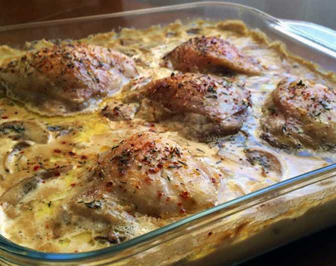 Куриное филе в сливочном соусе: рецепты