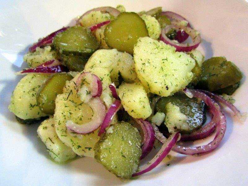 Картофельный салат классически – рецепт «немецкий»